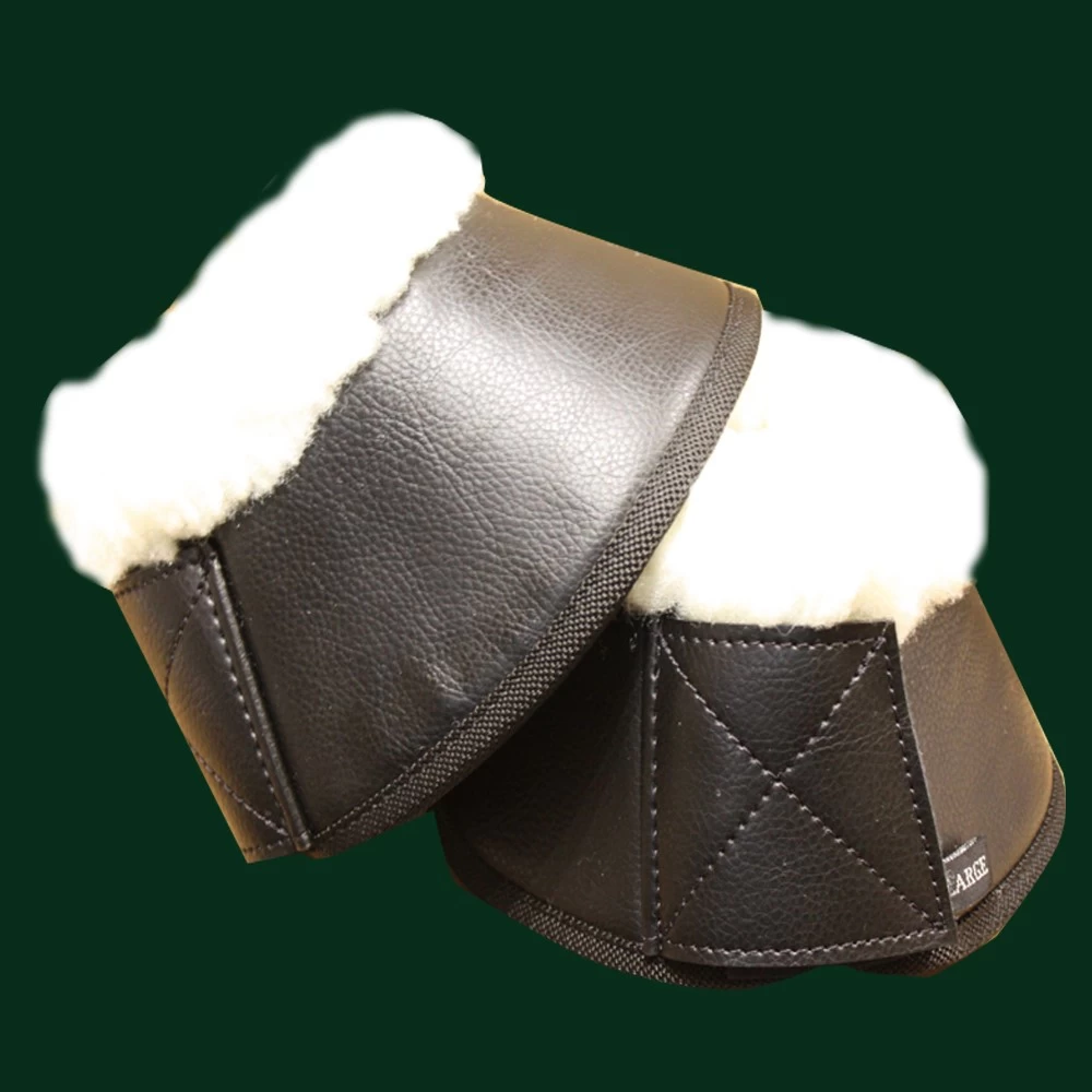 EDT Leather Look Over Reach Horse Boots 1 EDT Leather Look Over Reach Horse Boots