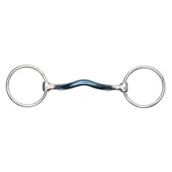 Shires Blue Sweet Iron Loose Ring With Mullen Mouth