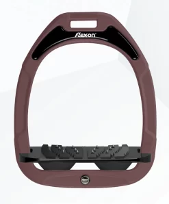 Flex-on Green Composite Ultra Grip Stirrups Brown/black/brown