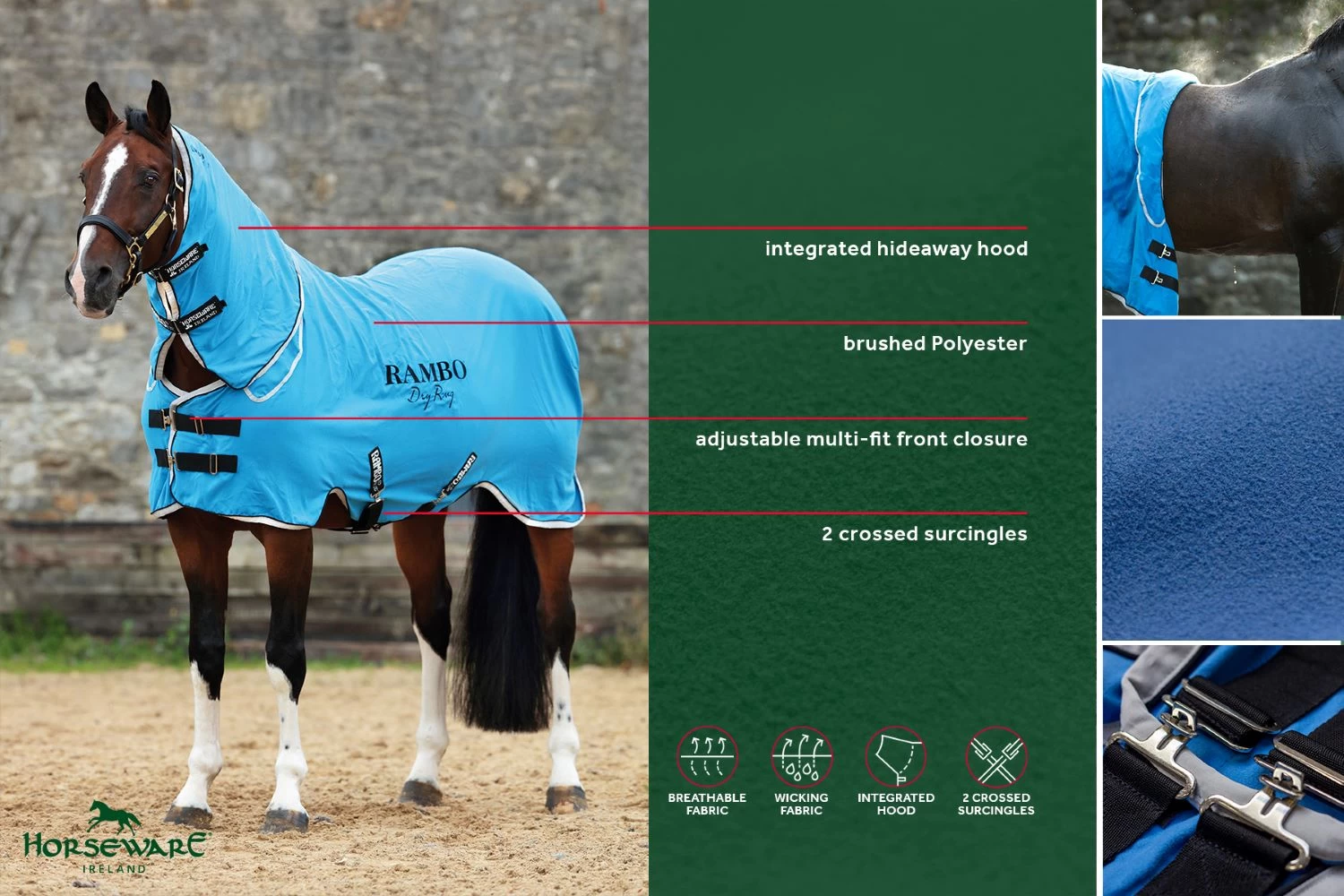 Horseware Dry Rug Supreme 2 Horseware Dry Rug Supreme - Image 2