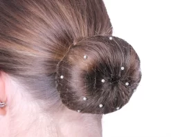 QHP INVISIBLE PEARL HAIR NET