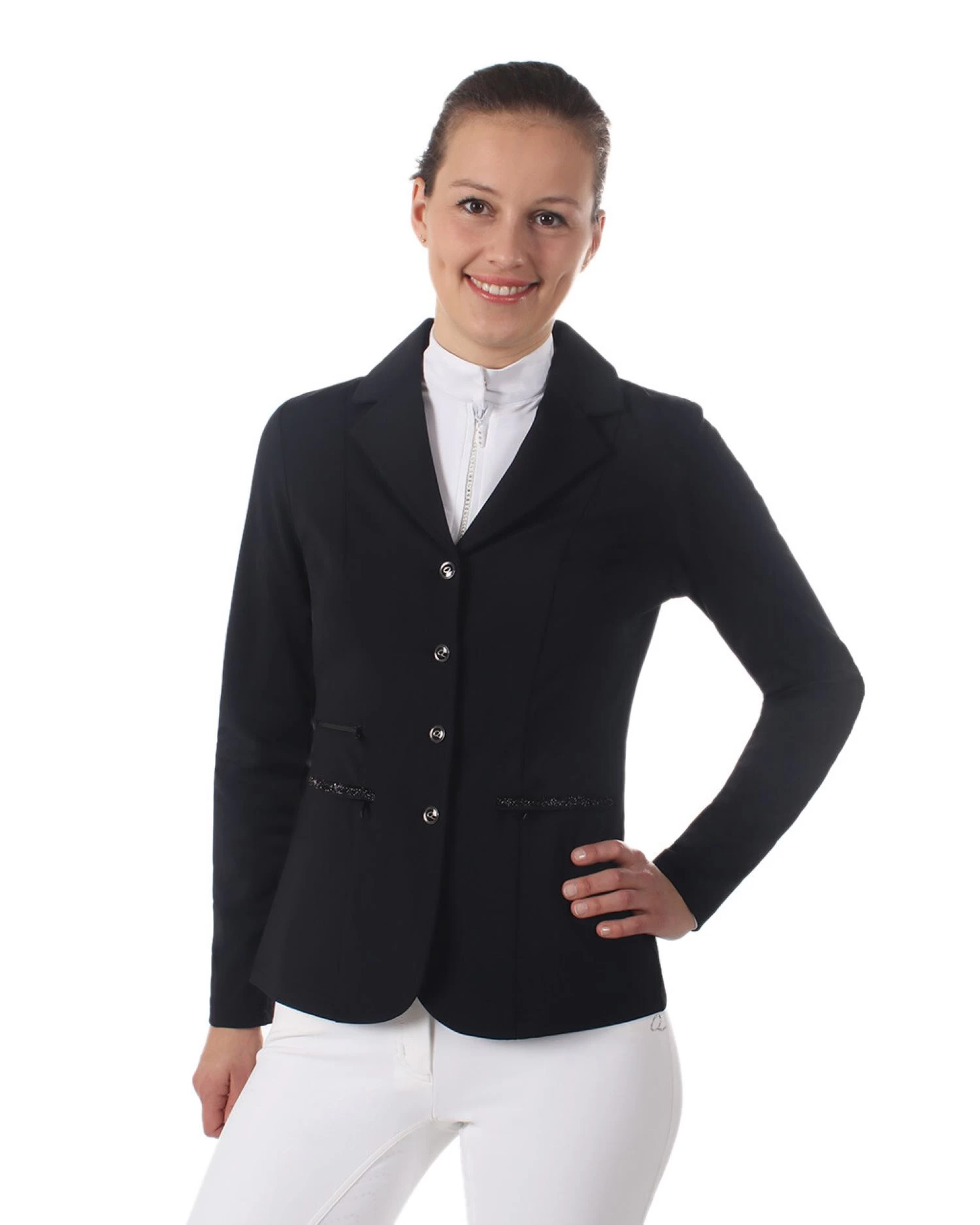 QHP JULIET LADIES COMPETITION JACKET 1 QHP JULIET LADIES COMPETITION JACKET