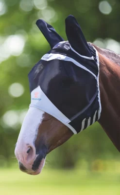 Shires Flyguard Pro Series Fly Mask With Ears