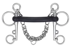 Shires Hard Rubber Mouth Pelham