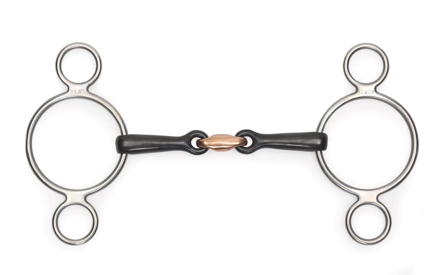 Shires Sweet Iron Two Ring Gag 1 Shires Sweet Iron Two Ring Gag