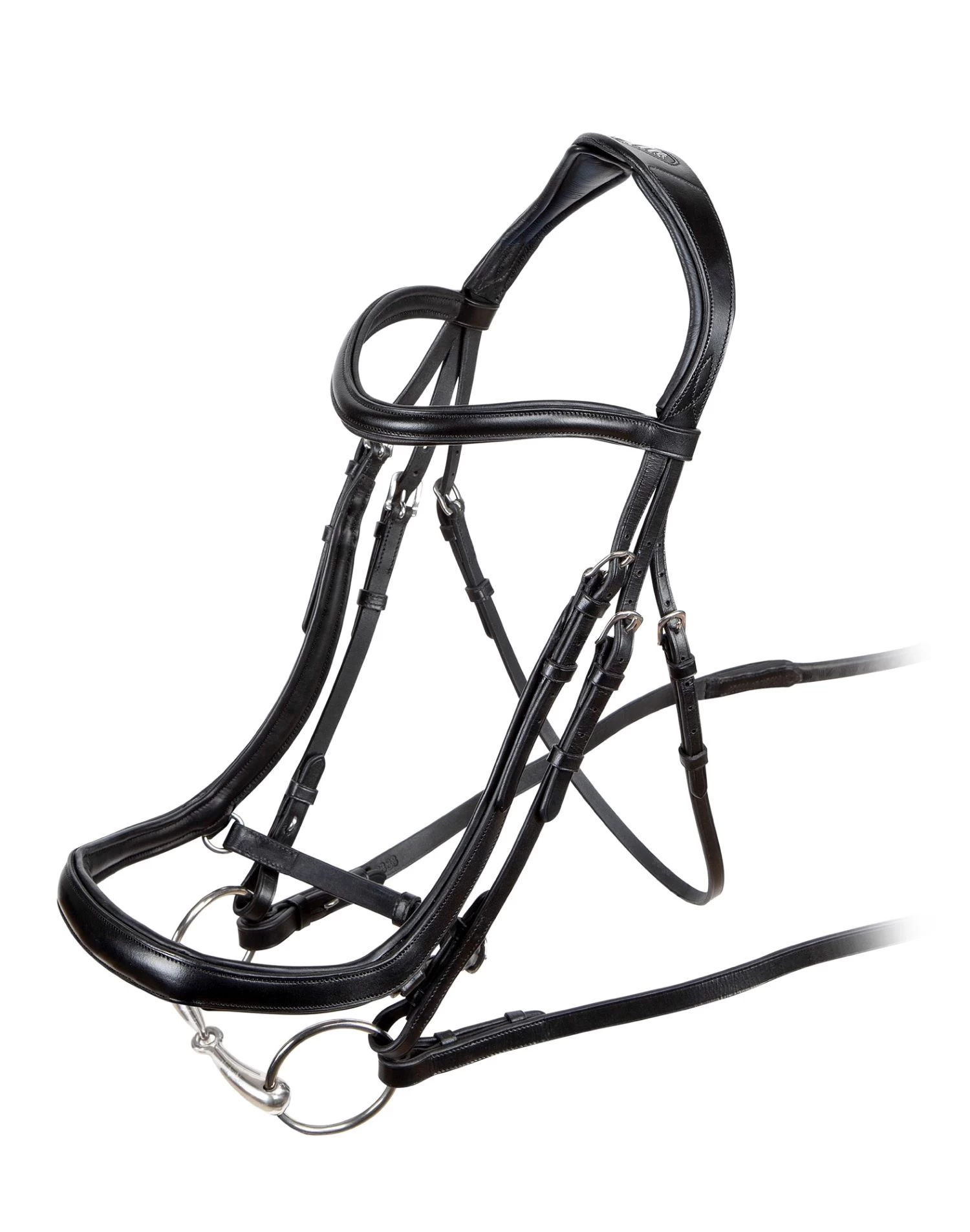 Velociti RAPIDA Ergononic Curved Cavesson Bridle 2 Velociti RAPIDA Ergononic Curved Cavesson Bridle - Image 2